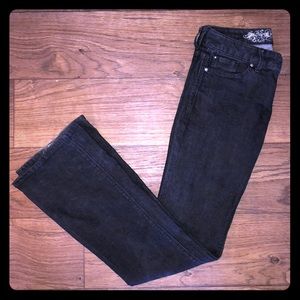 Express jeans. Stella. Dark wash. Low rise.